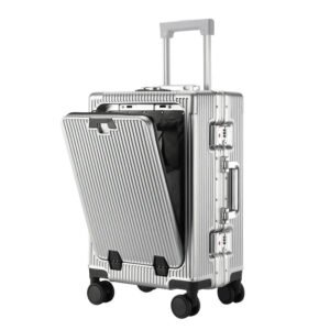 Smart Aluminum Luggage Multifunctional 100% Aluminum-Magnesium Modern Traveler